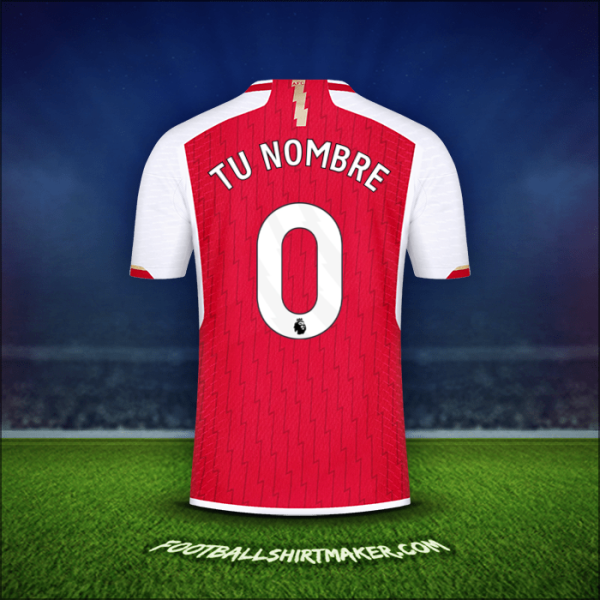 Jersey Arsenal 2023/2024 -  tu nombre - 0