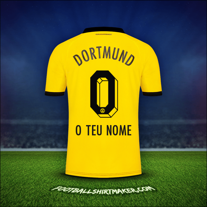 Camisola Borussia Dortmund 2023/2024 -  o teu nome - 0