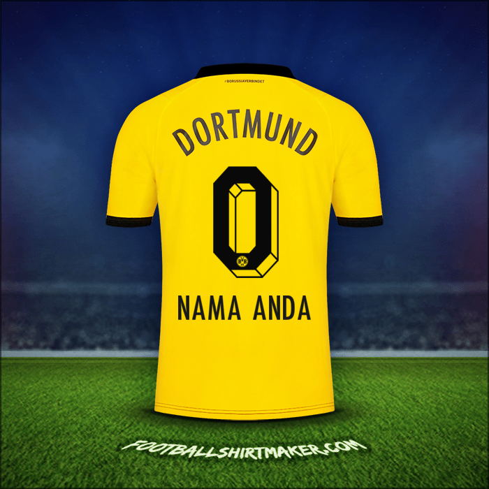 Jersey Borussia Dortmund 2023/2024 -  nama anda - 0