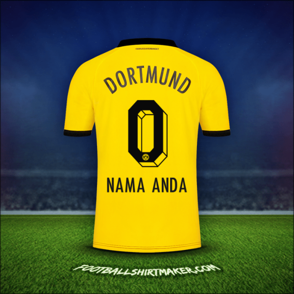 Jersey Borussia Dortmund 2023/2024 -  nama anda - 0