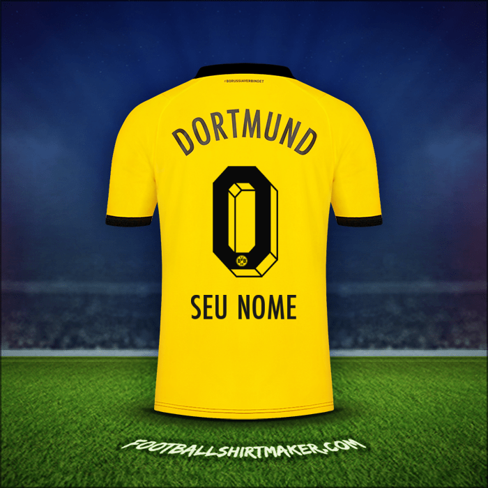 Camisa Borussia Dortmund 2023/2024 -  seu nome - 0