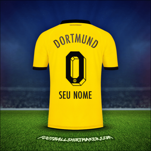 Camisa Borussia Dortmund 2023/2024 -  seu nome - 0