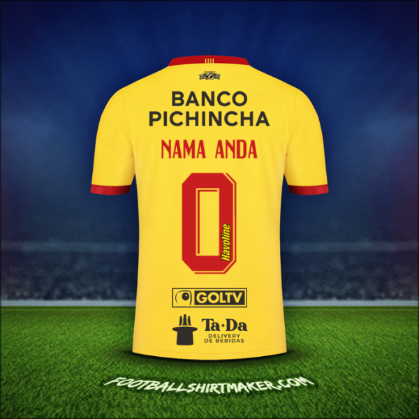Jersey Barcelona SC 2023 -  nama anda - 0