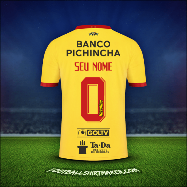 Camisa Barcelona SC 2023 -  seu nome - 0