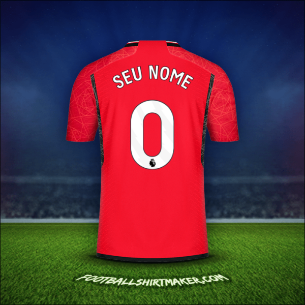 Camisa Manchester United 2023/2024 -  seu nome - 0