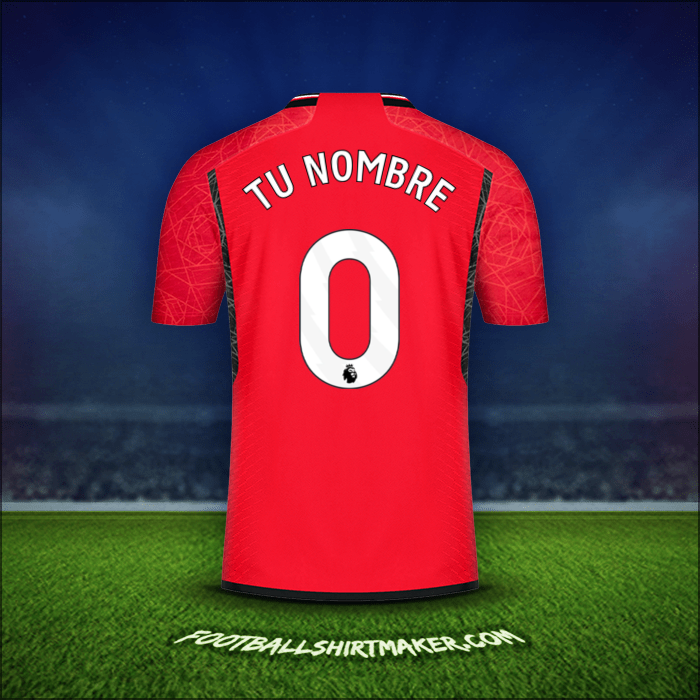 Camiseta Manchester United 2023/2024 -  tu nombre - 0