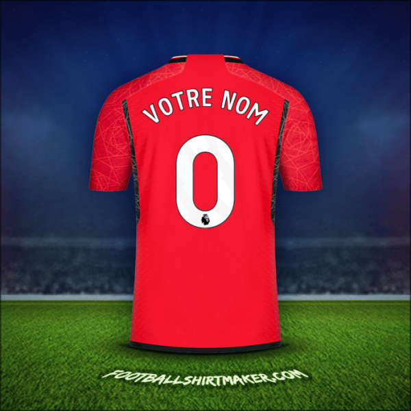 Maillot Manchester United 2023/2024 -  votre nom - 0