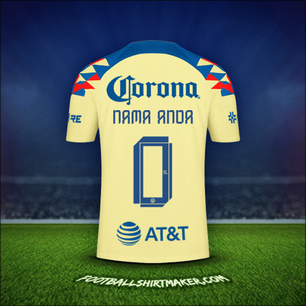 Jersey Club America 2023/2024 -  nama anda - 0