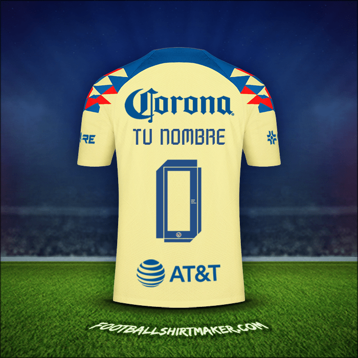 Jersey Club America 2023/2024 -  tu nombre - 0
