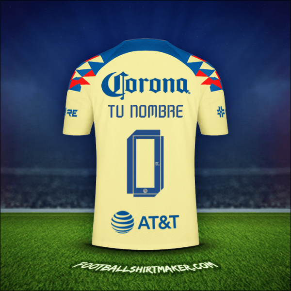Camiseta Club America 2023/2024 -  tu nombre - 0