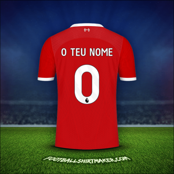 Camisola Liverpool FC 2023/2024 -  o teu nome - 0