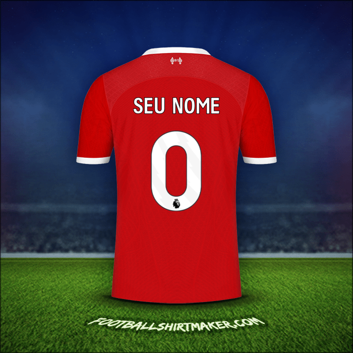 Camisa Liverpool FC 2023/2024 -  seu nome - 0