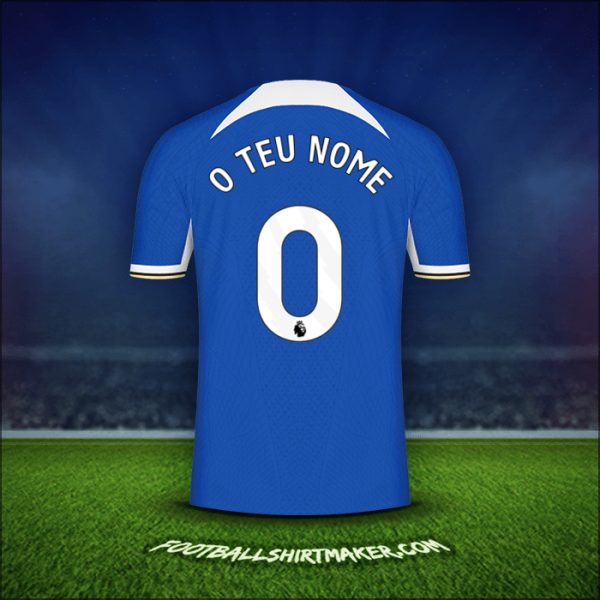 Camisola Chelsea 2023/2024 -  o teu nome - 0