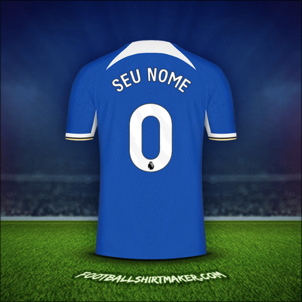 Camisa Chelsea 2023/2024 -  seu nome - 0