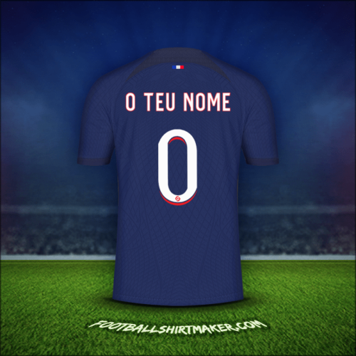 Camisola Paris Saint Germain 2023/2024 -  o teu nome - 0
