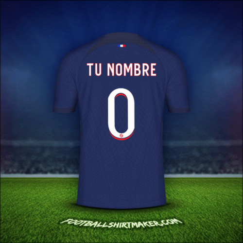 Jersey Paris Saint Germain 2023/2024 -  tu nombre - 0