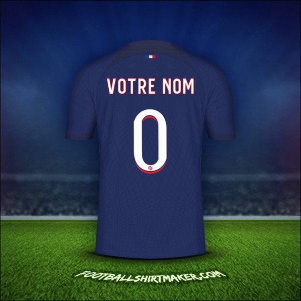 Maillot Paris Saint Germain 2023/2024 -  votre nom - 0