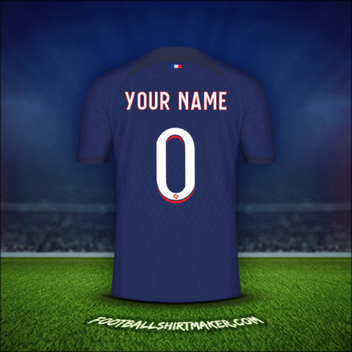 Jersey Paris Saint Germain 2023/2024 -  your name - 0