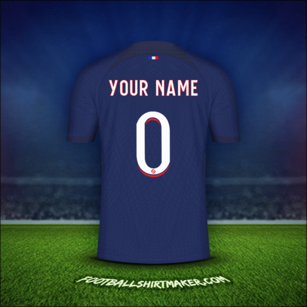Jersey Paris Saint Germain 2023/2024 -  your name - 0