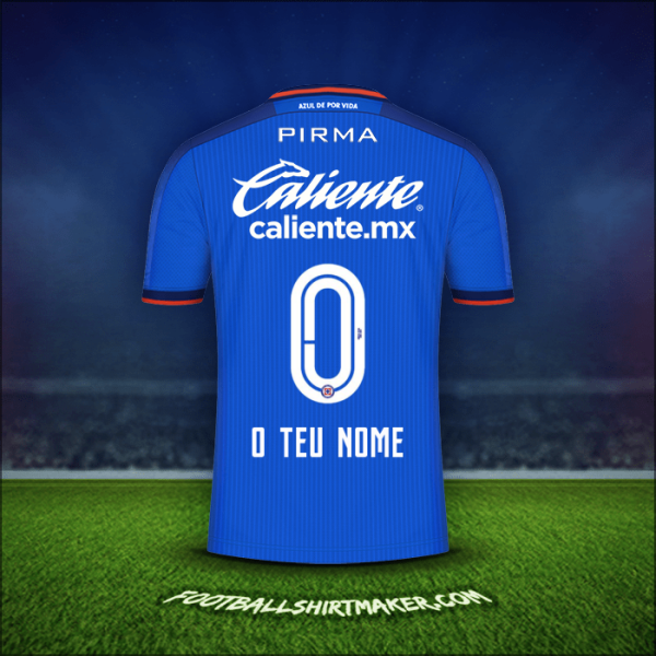 Camisola Cruz Azul 2023/2024 -  o teu nome - 0