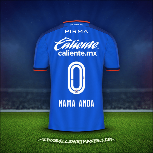 Jersey Cruz Azul 2023/2024 -  nama anda - 0