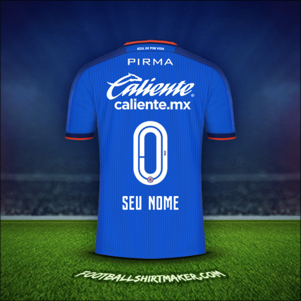 Camisa Cruz Azul 2023/2024 -  seu nome - 0