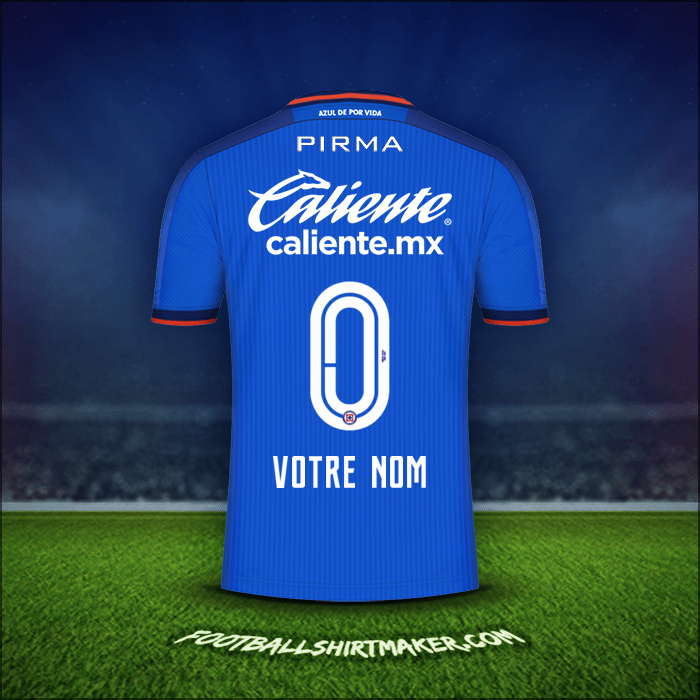 Maillot Cruz Azul 2023/2024 -  votre nom - 0