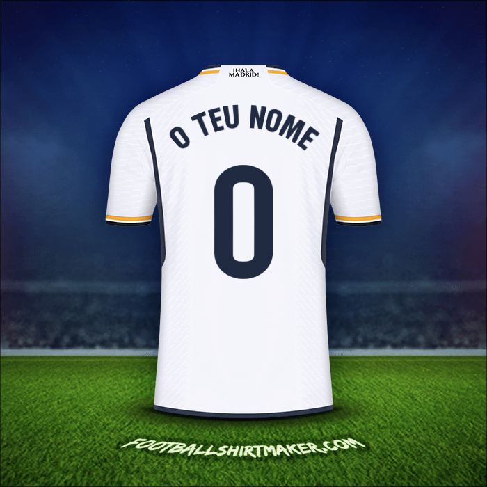 Camisola Real Madrid CF 2023/2024 -  o teu nome - 0