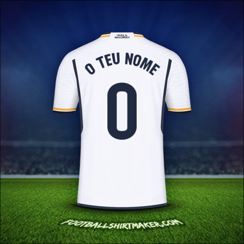 Camisola Real Madrid CF 2023/2024 -  o teu nome - 0