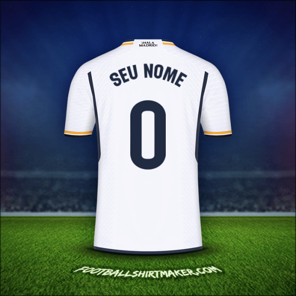 Camisa Real Madrid CF 2023/2024 -  seu nome - 0