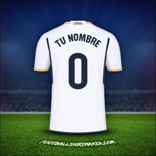 Jersey Real Madrid CF 2023/2024 -  tu nombre - 0