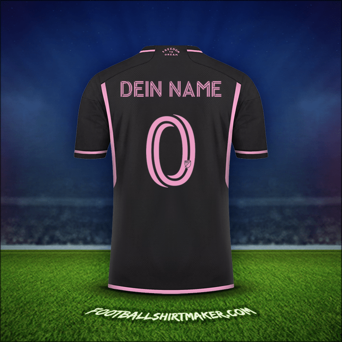 Trikot Inter Miami 2023/2024 Auswärts -  dein name - 0