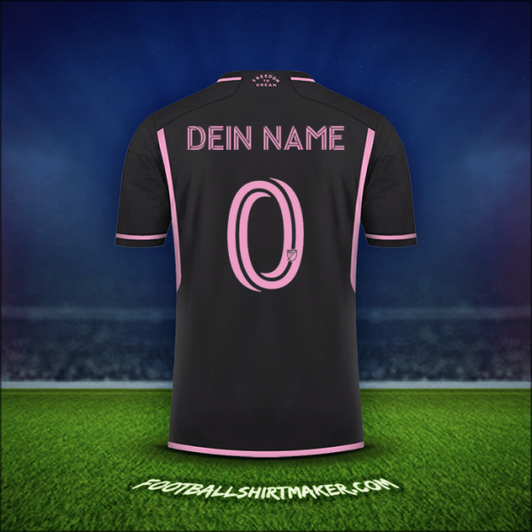 Trikot Inter Miami 2023/2024 Auswärts -  dein name - 0
