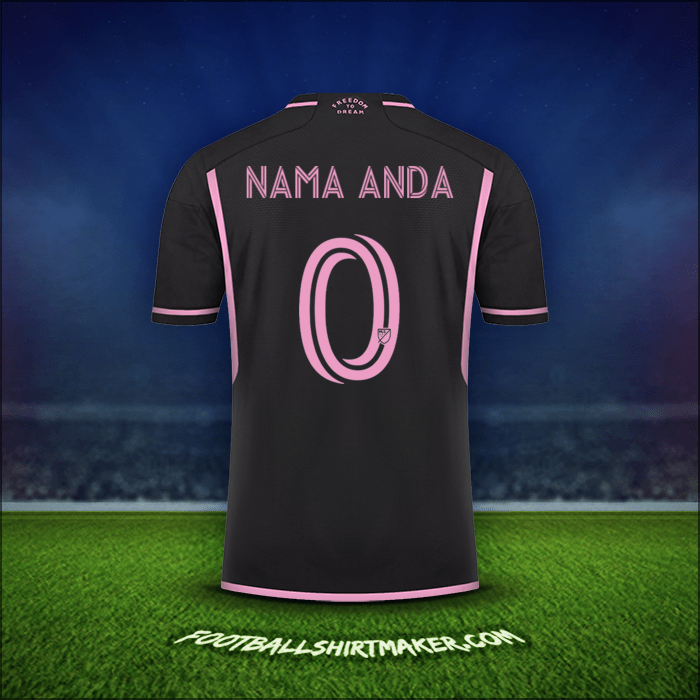 Jersey Inter Miami 2023/2024 Alternatif -  nama anda - 0