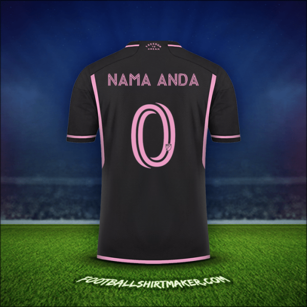 Jersey Inter Miami 2023/2024 Alternatif -  nama anda - 0