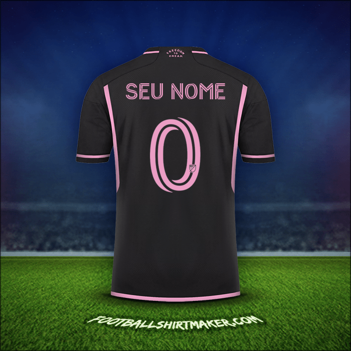 Camisa Inter Miami 2023/2024 Alternativa -  seu nome - 0