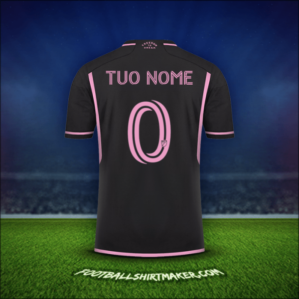 Maglia Inter Miami 2023/2024 Seconda -  tuo nome - 0