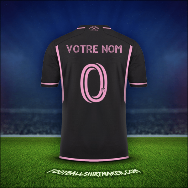 Maillot Inter Miami 2023/2024 Extérieur -  votre nom - 0