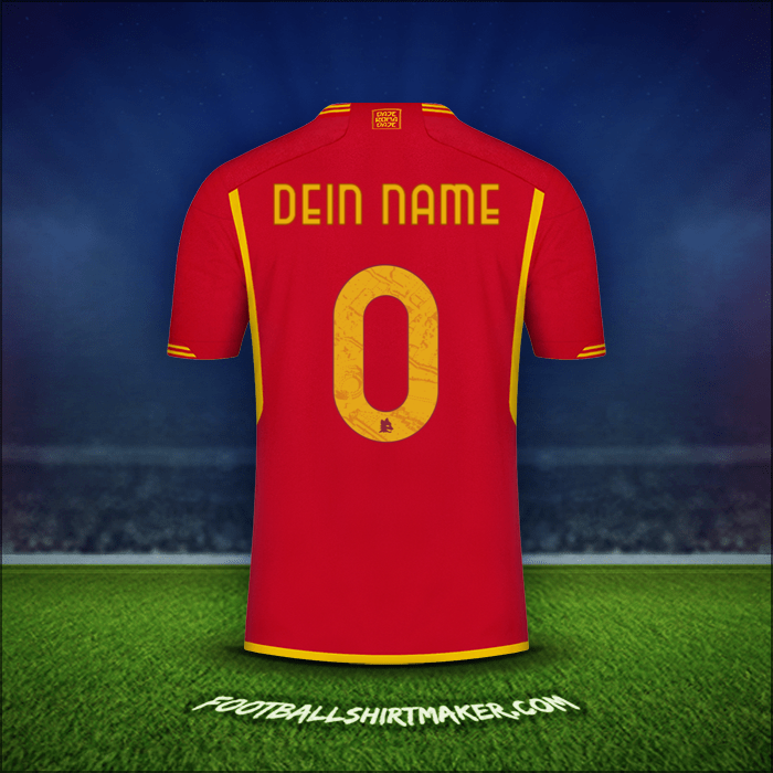 Trikot AS Roma 2023/2024 -  dein name - 0