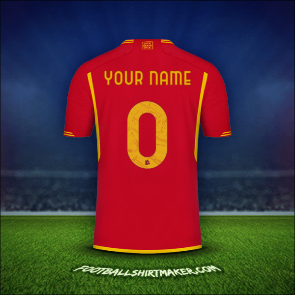 Jersey AS Roma 2023/2024 -  your name - 0