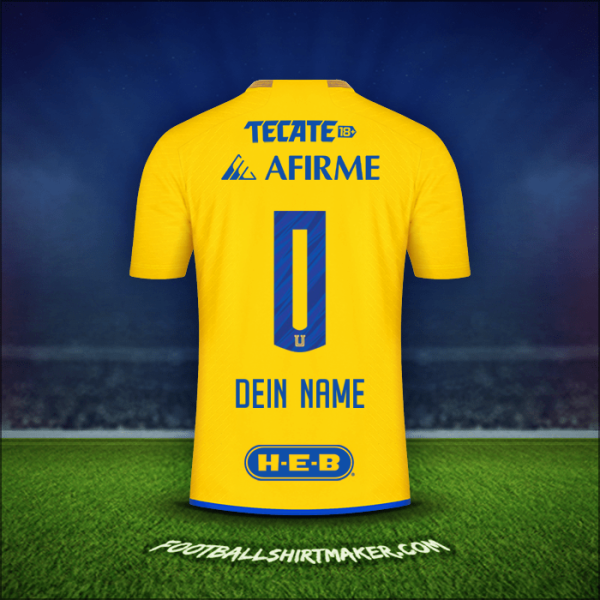 Trikot Tigres UANL 2023/2024 -  dein name - 0