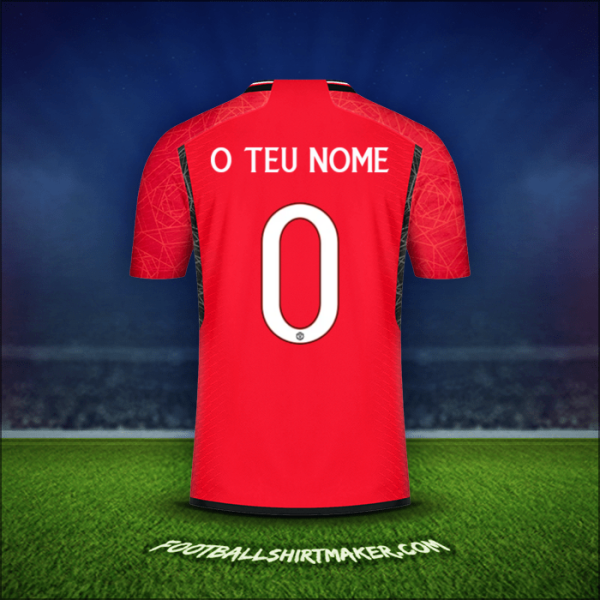Camisola Manchester United Cup 2023/2024 -  o teu nome - 0