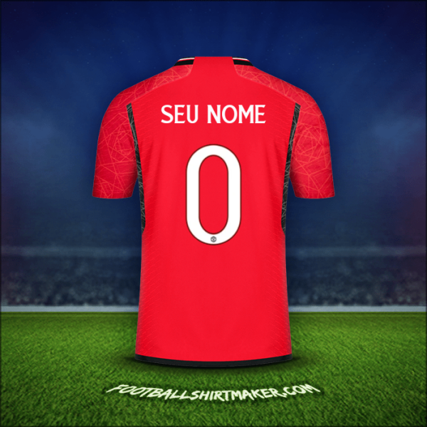 Camisa Manchester United Cup 2023/2024 -  seu nome - 0
