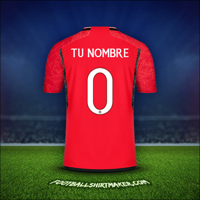 Jersey Manchester United Cup 2023/2024 -  tu nombre - 0