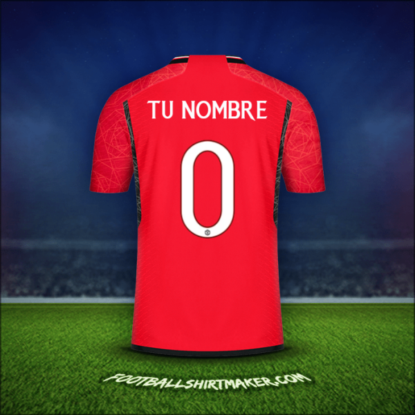 Jersey Manchester United Cup 2023/2024 -  tu nombre - 0