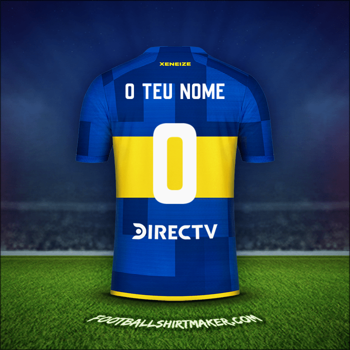 Camisola Boca Juniors 2023/2024 -  o teu nome - 0