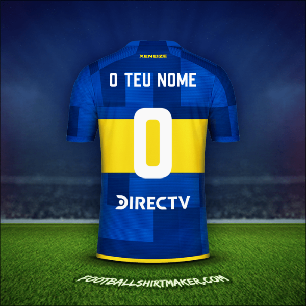Camisola Boca Juniors 2023/2024 -  o teu nome - 0