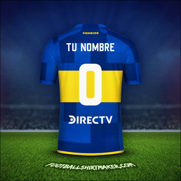 Camiseta Boca Juniors 2023/2024 -  tu nombre - 0