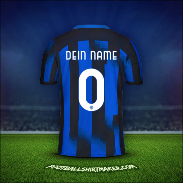 Trikot Inter 2023/2024 -  dein name - 0