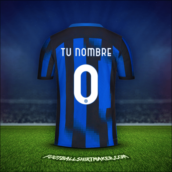 Jersey Inter 2023/2024 -  tu nombre - 0